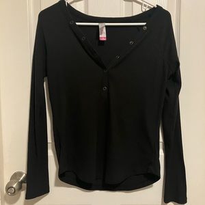 NOBO Black Button Up Longsleeve